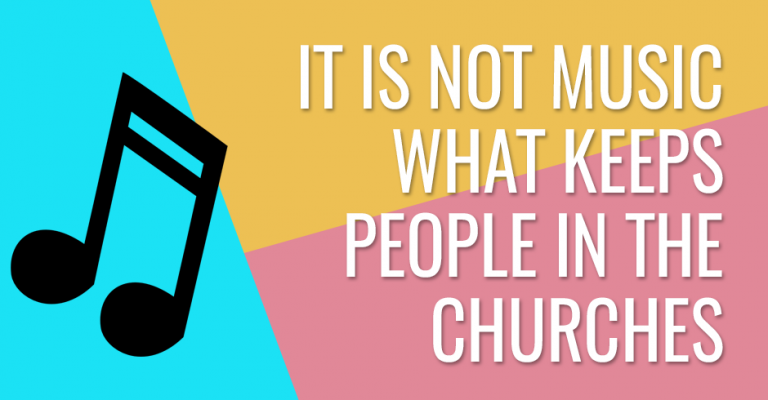 Poll: “It’s not music that keeps people in the churches” | My Best Praise