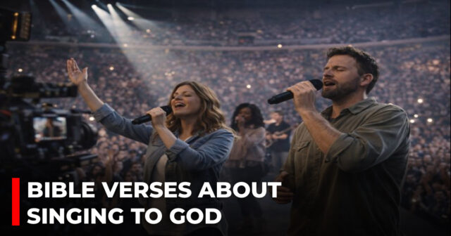 Bible verses about singing to God