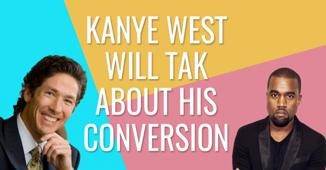 Kanye West will talk about his conversion
