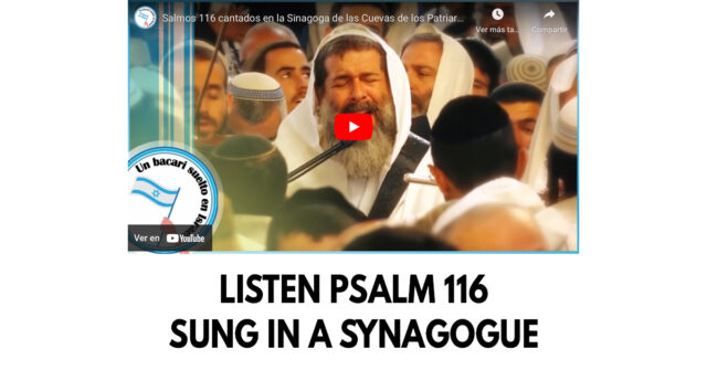 Listen Psalm 116 sung in a synagogue