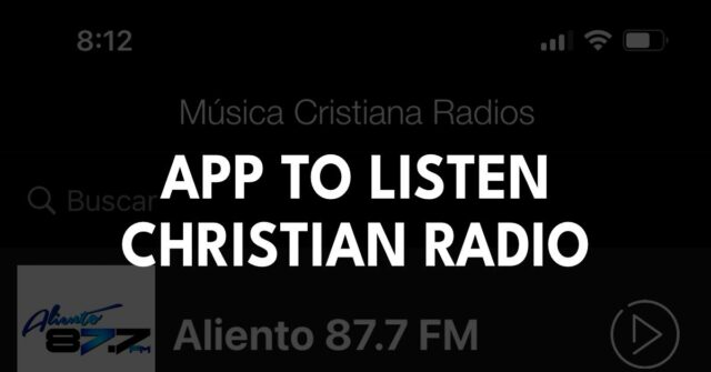 App to listen Christian radio