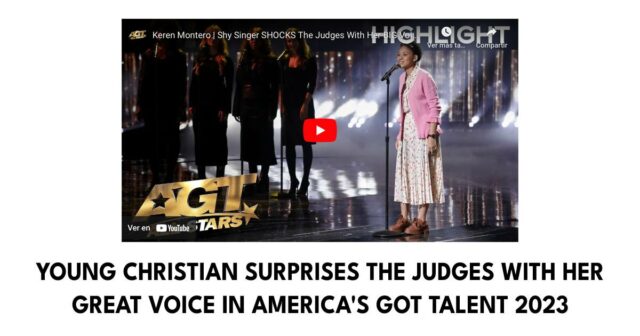 Young Christian surprises the judges with her great voice in America's got talent 2023