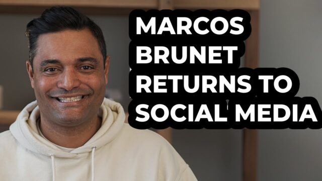 Marcos Brunet returns to social media after more than a year