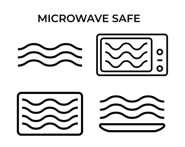 You can find one of these symbols on microwave-safe containers.