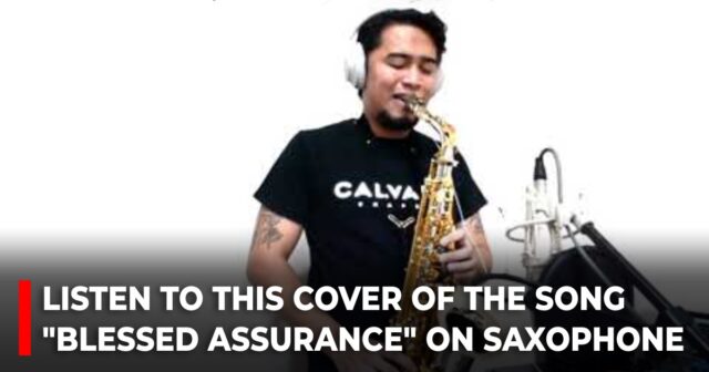 Listen to this cover of the song Blessed Assurance on saxophone