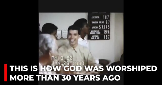 This is how God was worshiped more than 30 years ago