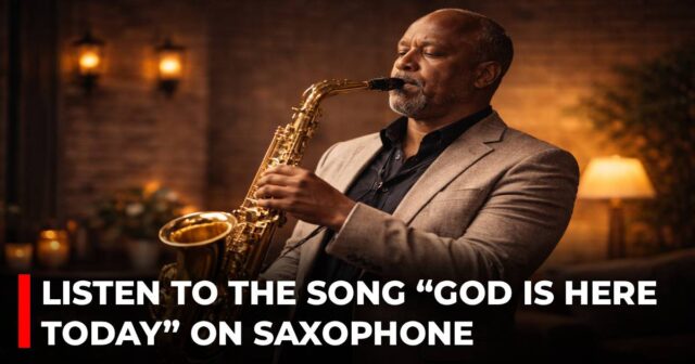 Listen to the song “God is here today” on saxophone