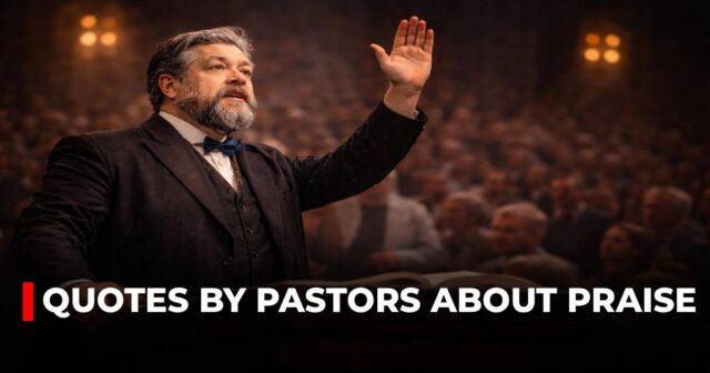 Quotes by pastors about praise