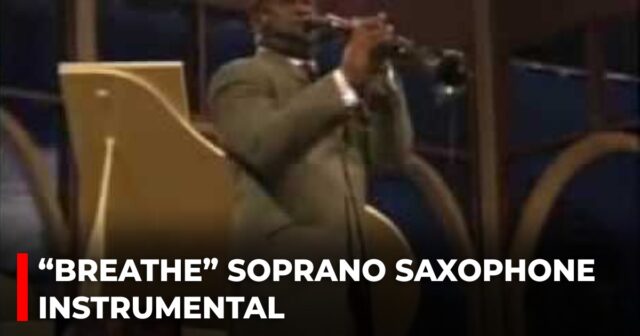 Beautiful soprano saxophone instrumental of the song Breathe