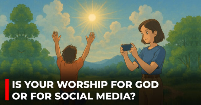 Is your worship for God or for social media?