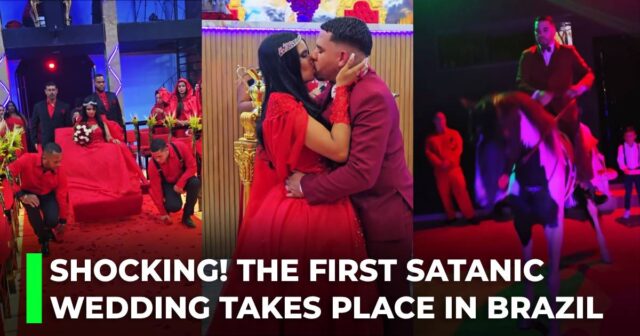 Shocking! The first Satanic wedding takes place in Rio de Janeiro, Brazil